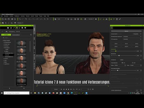 Tutorial Iclone 7 8 neue Funktionen und Verbesserungen. Full HD