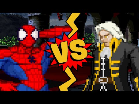 M.U.G.E.N Battles | Spider-Man vs Alucard | Marvel Comics vs Castlevania
