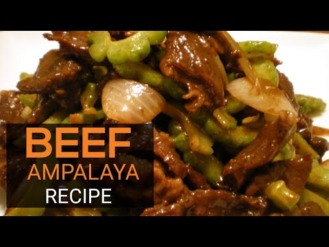 BEEF AMPALAYA WITH OYSTER SAUCE |AMPALAYA CON...