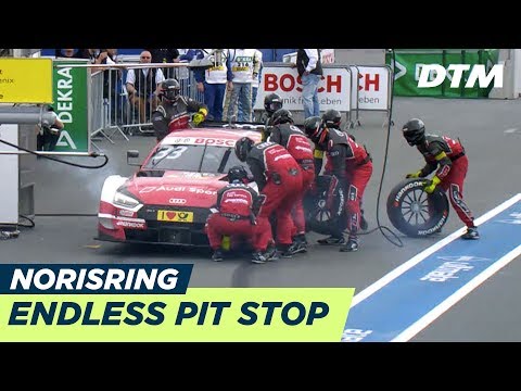 Endless pit stop for René Rast - DTM Norisring 2018