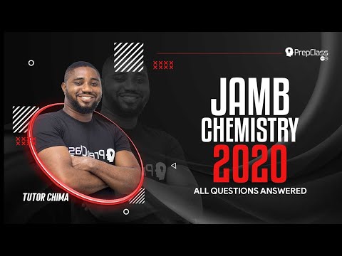 QUESTIONS 1 - 5: WATCH THIS!!!! AND ANSWER ANY QUESTION IN CHEMISTRY.. JAMB Past Questions 2020