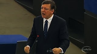 Barroso lashes out at British Conservatives in European Parliament