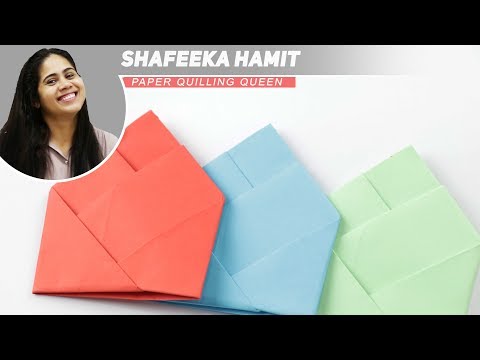 Easy Origami Bamboo Letterfold Tutorial - DIY