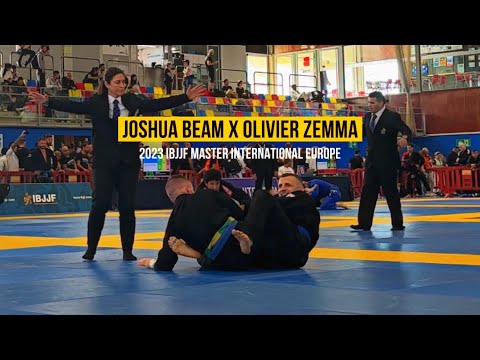 Fast leg lock wins final at IBJJF Master International Europe (full match)