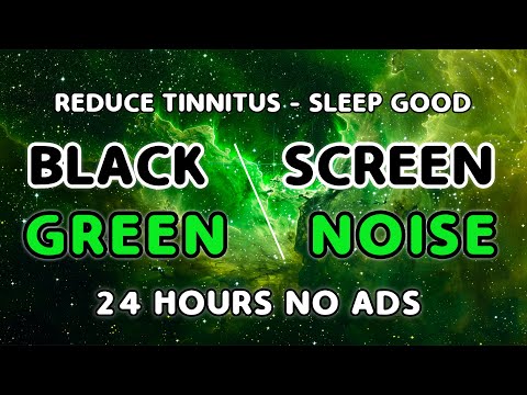 Heal Your Mind, Enhance Your Sleep With Green Noise and Black Screen | 24 Hours | No Ads