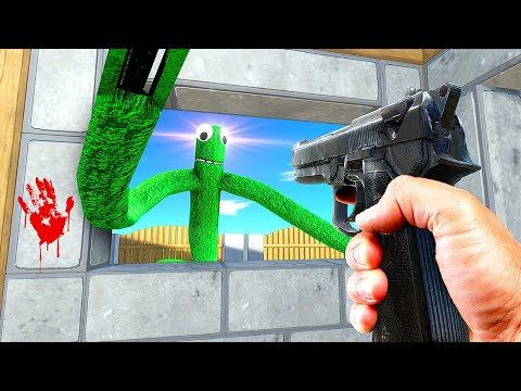 Rainbow Friends RAID My House - Animal Revolt Battle Simulator