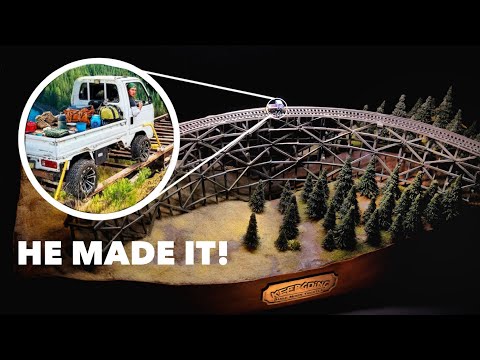 I Built an Abandoned Railroad Bridge for @prestongoes