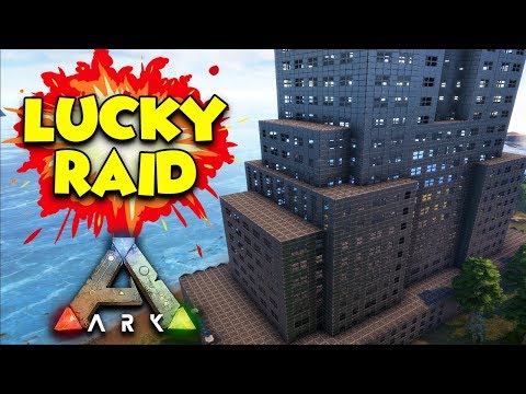 LUCKIEST RAID EVER - ( Ragnarok ) ARK Duo Survival Series #21