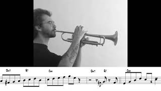 Clifford Brown Solo Transcription on Kiss and Run