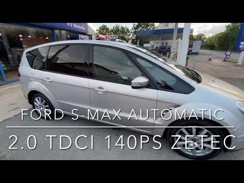 2009 59 FORD S-MAX 2.0 TDCI 140PS DIESEL ZETEC 5 DOOR IN MOONDUST SILVER 7 SEATS 49,000 MILES