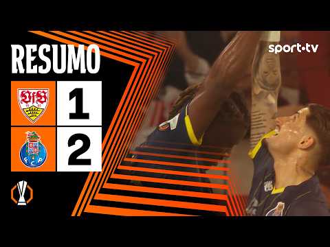 Resumo: Stuttgart 1-2 FC Porto - UEFA Europa League 2025/26 | sport tv