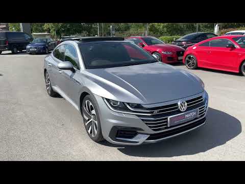 Approved Used Volkswagen Arteon R-Line 2.0TSI DSG in Pyrite Silver - MM18OHN - Motor Match Crewe