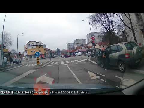 Driving around Belgrade and Zemun via E75