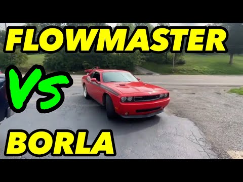 Dodge Challenger R/T 5.7L HEMI V8: BORLA ATAK Vs FLOWMASTER FLOW FX!