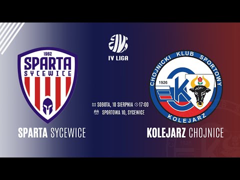 SPARTA SYCEWICE - KOLEJARZ CHOJNICE. MECZ 2 KOLEJKI IV LIGI POMORSKIEJ 2024/25