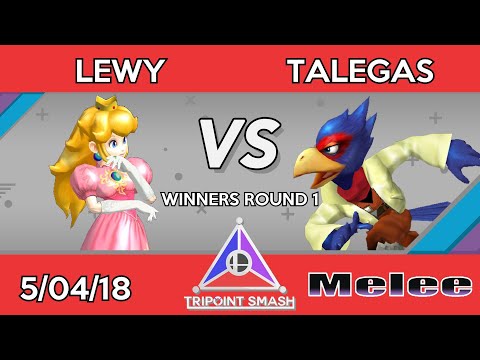 Tripoint Smash 10 - Winners Round 1 - Lewy (Peach) Vs. Talegas (Falco)