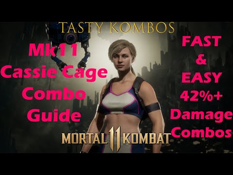 Mk11 Tasty Kombos #7 - Cassie Cage Combo Guide!