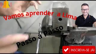 Finalmente!!! É fácil se fizer isso ... Como fazer chanfros com a lima..