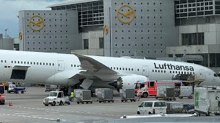 Flughafen Frankfurt: Lufthansa-Maschine bricht zusammen, mehrere Verletzte