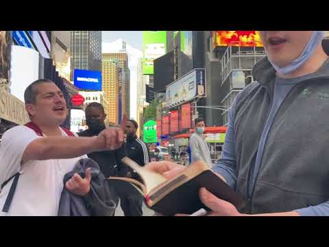 Tumult in Times Square