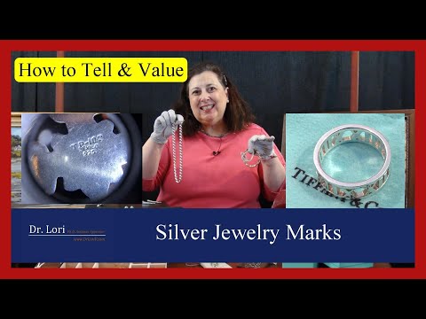 How to Tell and Value Silver Jewelry by its Marks when Thrift Shopping by Dr. Lori