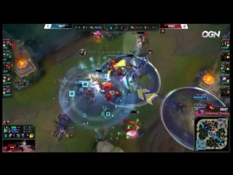 ESC vs SKT T1 Game 2 Highlight