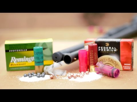 Patterning 00 Buckshot part 1 - Federal FLITECONTROL vs Standard Wad
