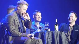 Boyzone - Newcastle 14.12.13    Remembering Steven   &#39;Butterflies, stamps and Who&#39;s your money on?&#39;