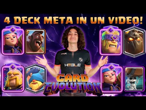 Gioco i 4 MIGLIORI DECK della Stagione in Top Ladder! *3 Evoluzioni diverse*