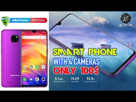 Ulefone Note 7 Smart phone Review | Quad Core | 6.1 inch Water drop | 4 Cameras only 100$