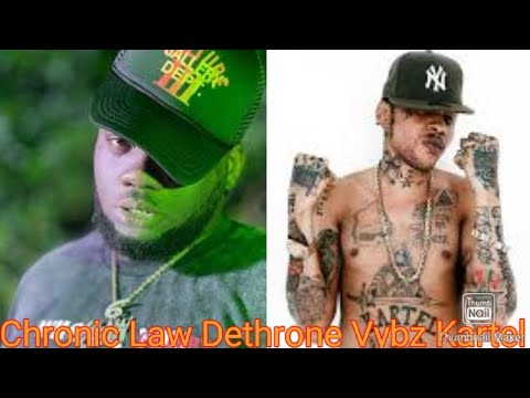 Chronic Law Dethrone 👑 Vybz kartel For The Most streamed Artist for 2022