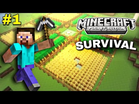 The GsN - Minecraft PE Survival Series Day 1 || MCPE Survival Gameplay #minecraftsurvival
