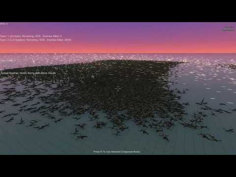 US SOLDIERS vs 30,000 ZOMBIES! - Ultimate Epic Battle Simulator