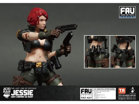 Acid Rain The Last Line of Defense FAV-A27 Civet Company G2 Agent Jesse 1:18 Scale Figure Review