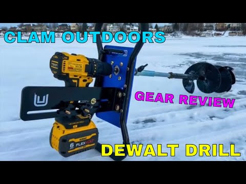 Ice Fishing Gear Review - Clam Drill Plate Upgrade