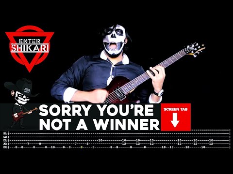 Thumbnail for 【ENTER SHIKARI】[ Sorry You're Not A Winner ] cover by Masuka | LESSON | GUITAR TAB by Enter Shikari