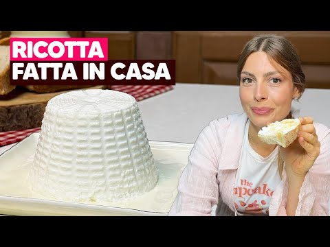 Come fare la RICOTTA IN CASA con soli 3 ingredienti 🥛​​🤍