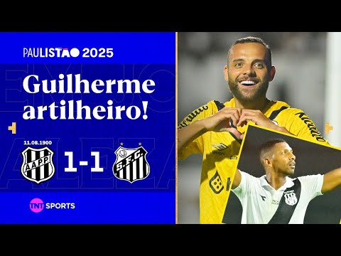 PONTE SAI NA FRENTE, MAS GUILHERME CRAVA DE NOVO E PEIXE BUSCA O EMPATE! PONTE PRETA 1X1 SANTOS