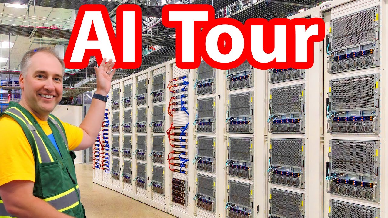 Inside a NEW AI Cluster - Tour with NVIDIA B200