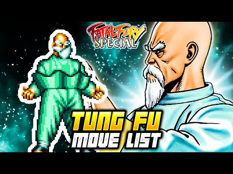TUNG FU RUE MOVE LIST - Fatal Fury Special / Garou Densetsu Special (Neo Geo)
