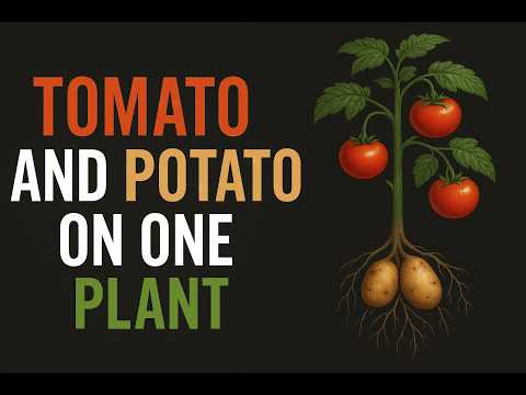 🍅Tomatoes + 🥔 Potatoes on the same Plant - 240 Days growing Time-Lapse