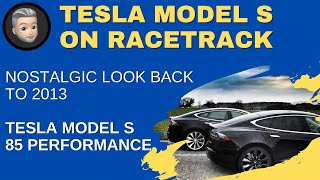 preview picture of video 'Tesla Model S Performance on racetrack in France'