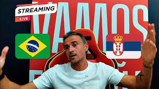 🔴 Luis Enrique en stream y BRASIL-SERBIA (En directo). Mundial Qatar 2022: "Lo de Gavi no es normal"
