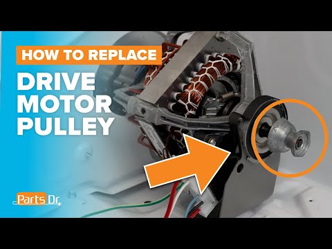 How to replace Motor Pulley part # WP8066184 on your Whirlpool Maytag Amana Dryer