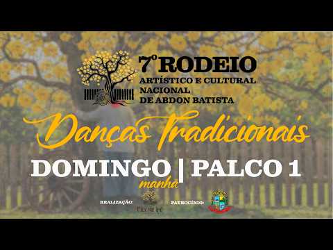 7º Rodeio de Abdon Batista | Danças Tradicionais e Birivas - Palco 1 - Manhã de Domingo