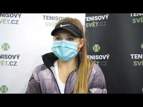 Linda Klimovičová po prohře s Barborou Strýcovou | MONETA Tenisová extraliga 2020