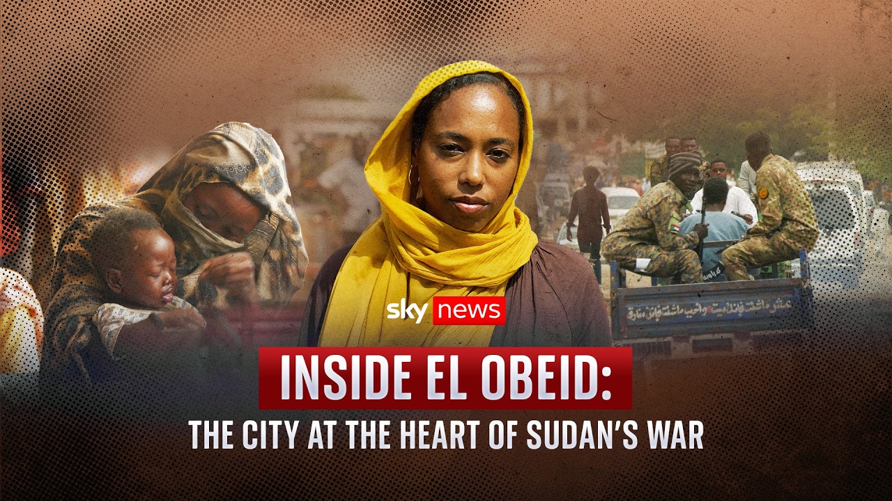 Video: Sky News tours besieged El Obeid, revealing RSF drone strikes on hospitals and power