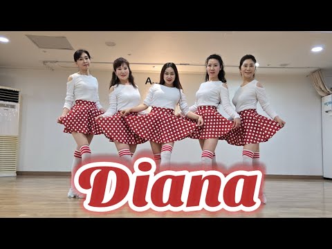 Diana Line dance (Demo) | Absolute Beginner | 다이아나 라인댄스 | 초급라인댄스