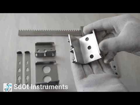 Burford Finochietto Rib Spreader 8" Spread With 4 Pcs Of Blades Retractor SdOt Instruments