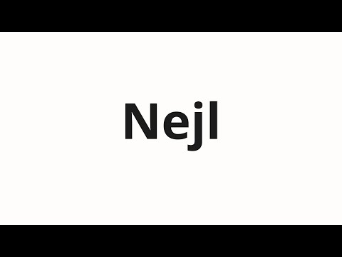 How to pronounce Nejl | Нейл (Neil in Russian)